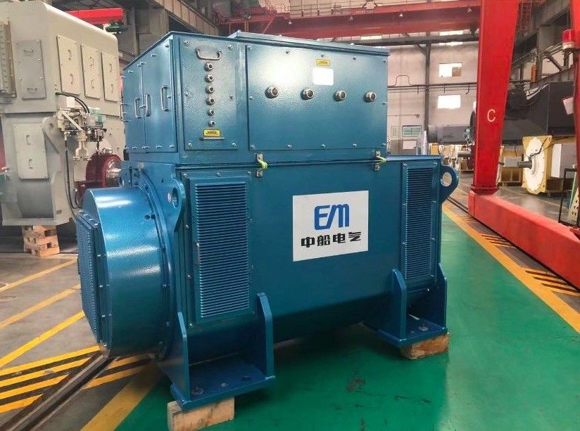 1500RPM 10.5kV TFC4 seri generator tegangan tinggi, generator diesel AC Tiga Fase